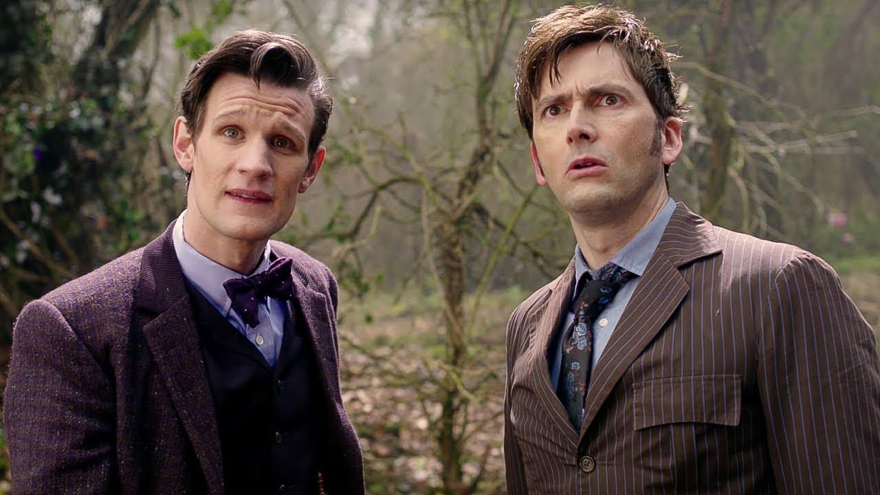 Eleventh Doctor Meets the Tenth Doctor | The Day of the Doctor | Doctor Who  - YouTube
