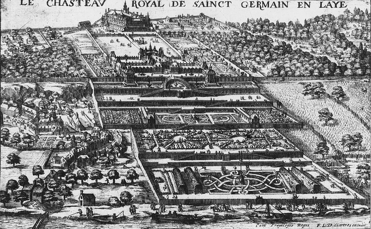 Клод Шастийон «Замок и сад в Сен-Жермен-ан-Ле», начало XVII в.