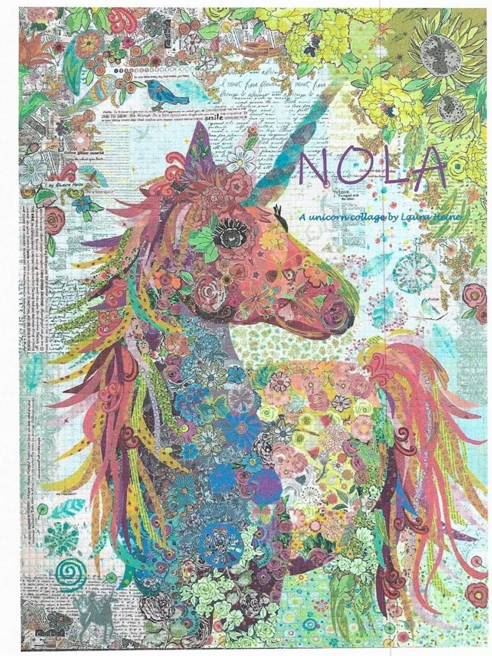 nola the unicorn collage quilt patterns