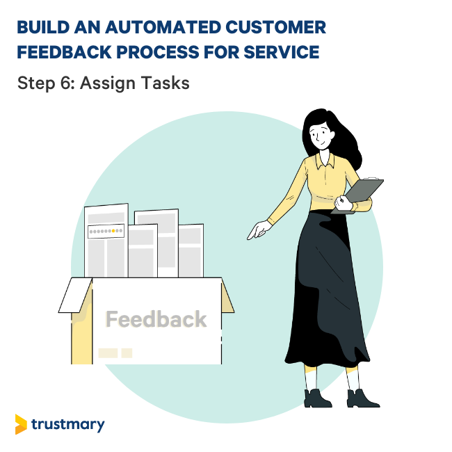 assign tasks in feedback process