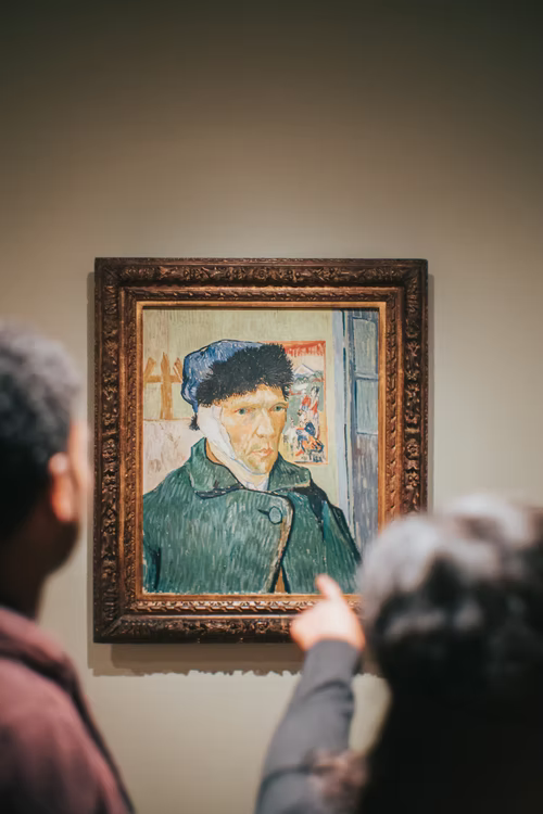 Œuvre de Van Gogh dans son musée à Amsterdam