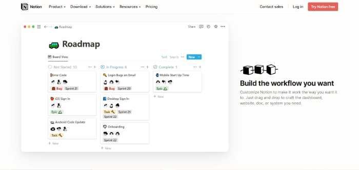 Tips on how to build a better workflow with notion