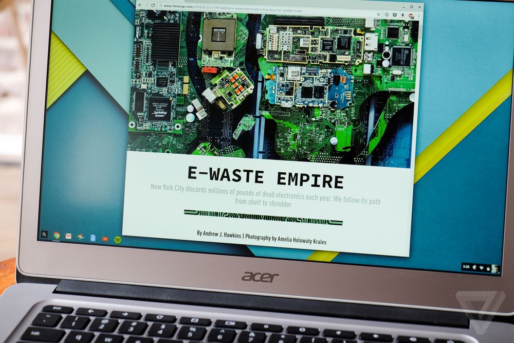 Tampilan Chromebook 14, Acer Chromebook 14 Laptop Dengan OD Google Chrome