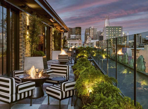 San Francisco Rooftop view Charmaine and Couples Experience