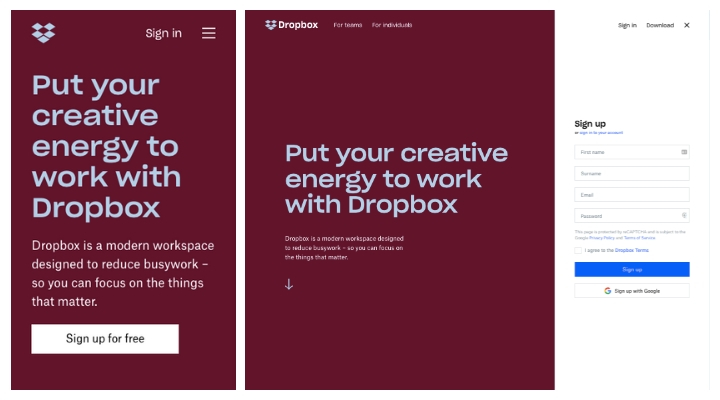 dropbox-responsive-web-design-example