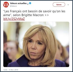 Brigitte Macron - Valeurs actuelles