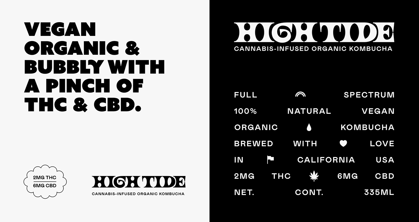 branding visual identity cannabis e-commerce graphic design  kombucha Packaging poster typography   visual identity Website