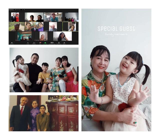Đám cưới mùa dịch của cặp đôi Sài Gòn tổ chức trên Zoom, họ hàng phấn khởi dự tiệc online - Ảnh 5.