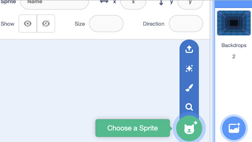 Choose a sprite for a Scratch clicker game