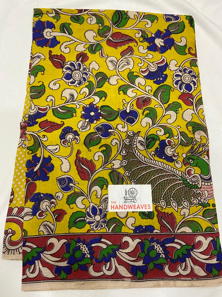 mangalagiri kalamkari cotton By cotton mgl kalamkari pure cotton sarees