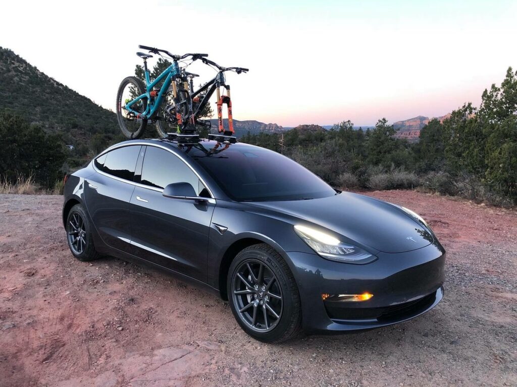What Are The Best Bike Racks For The Tesla Model 3
