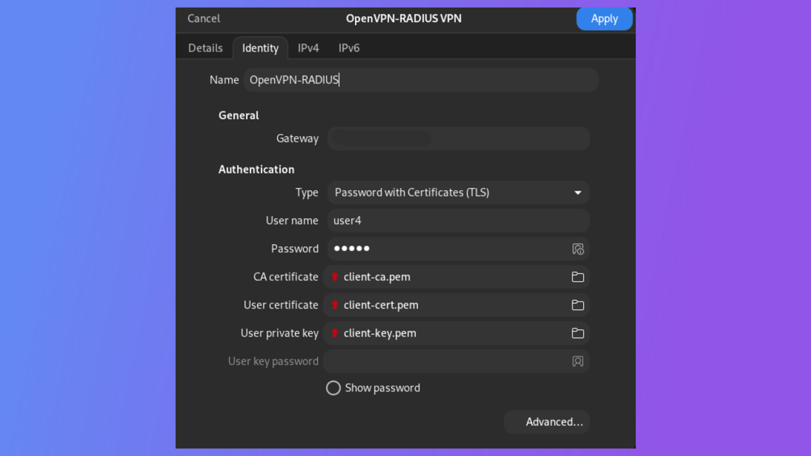 OpenVPN Server Configuration