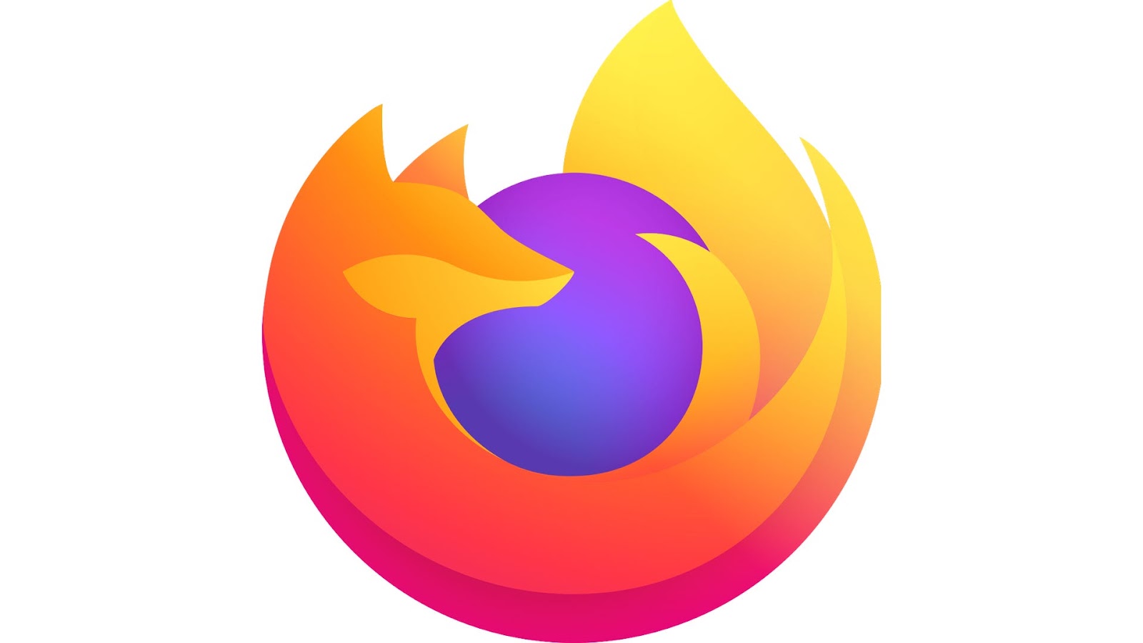 Firefox logo on a white background