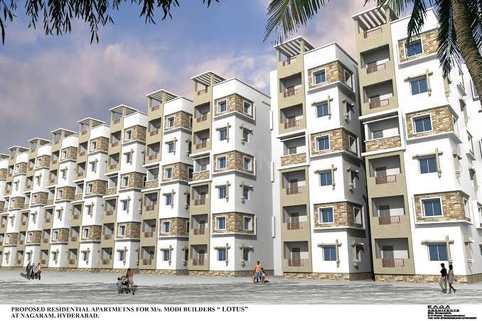 2 BHK 1160 Sqft Apartment for sale at Bachupally, Hyderabad | Property ID -  8136401