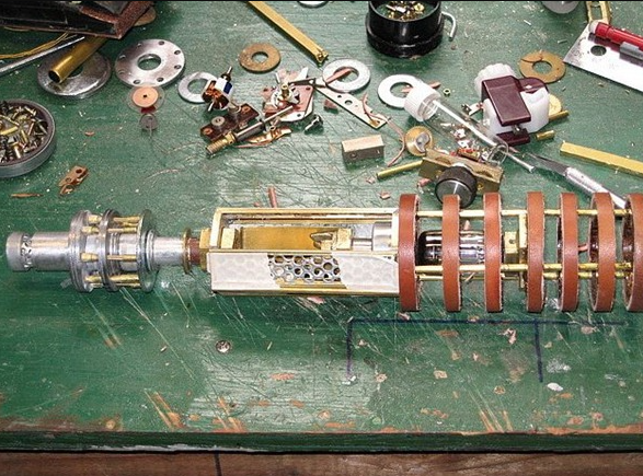 Different components to make steampunk saber