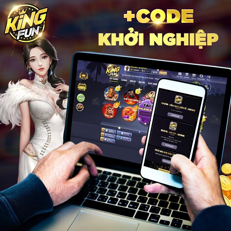 Đăng ký nhận giftcode tân thủ King Fun 50.000 đồng