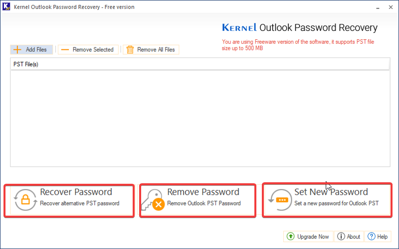 how to change passwords in outlook Kernal Outlook Password Recovery