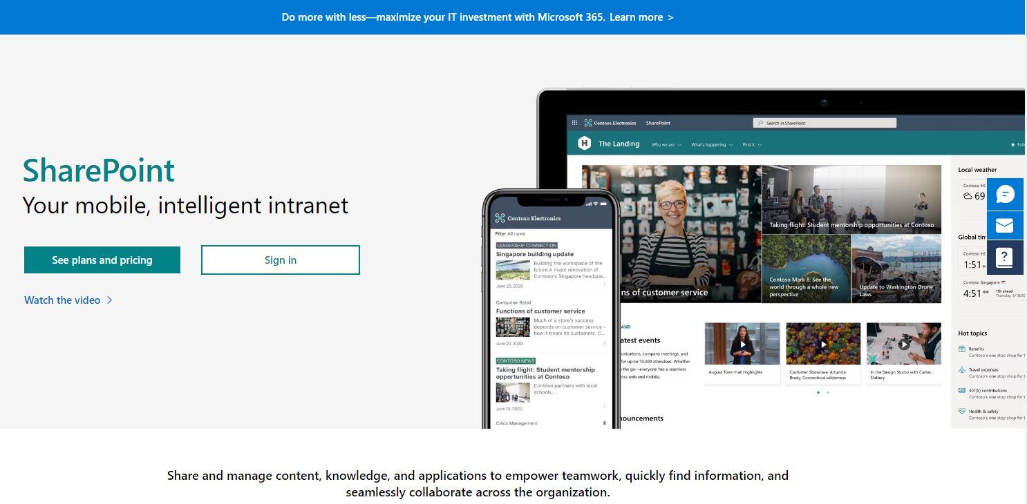 SharePoint vs Smartsheet comparison