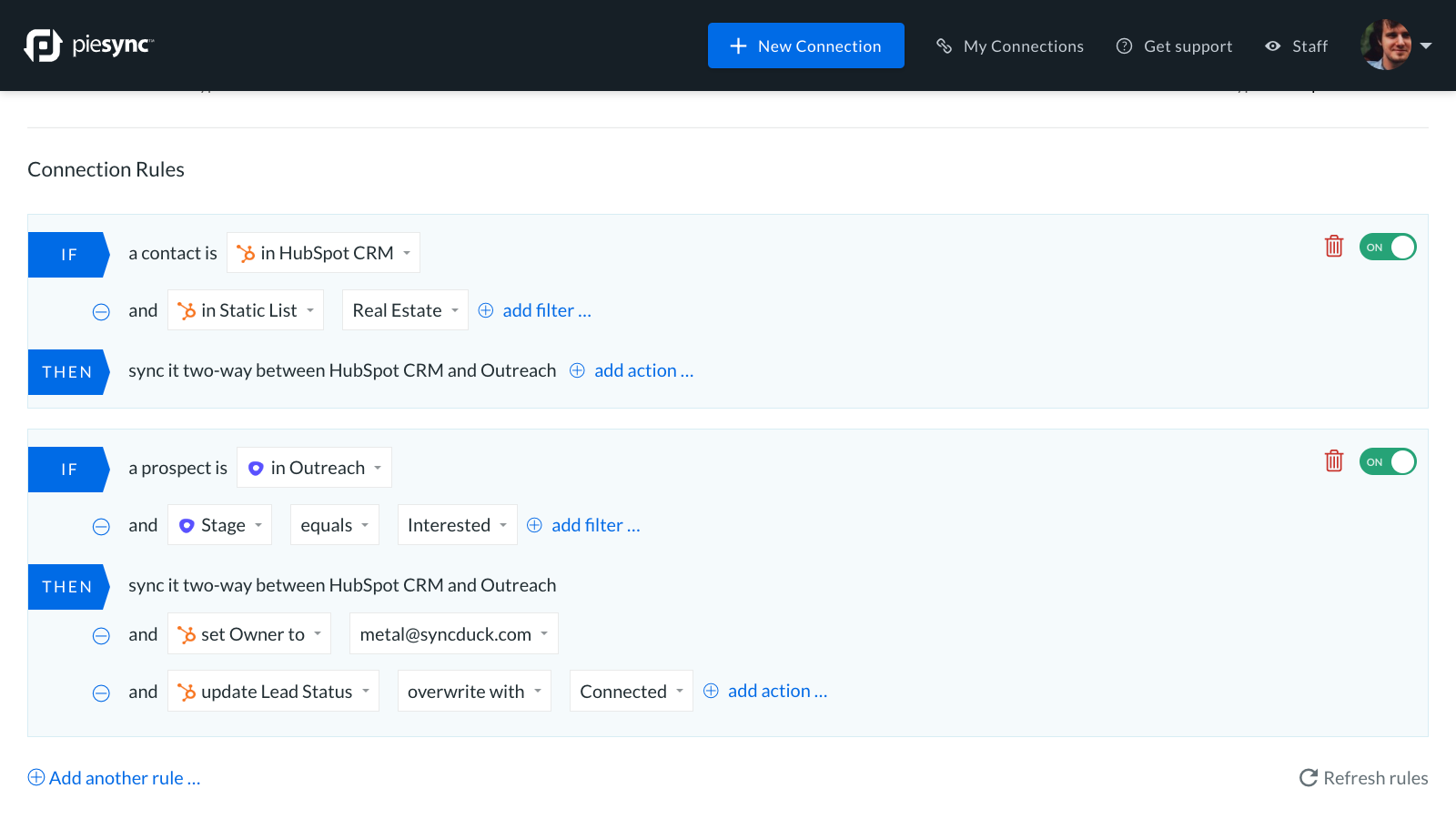 Piesync Integrations