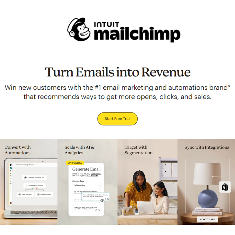 Mailchimp web
