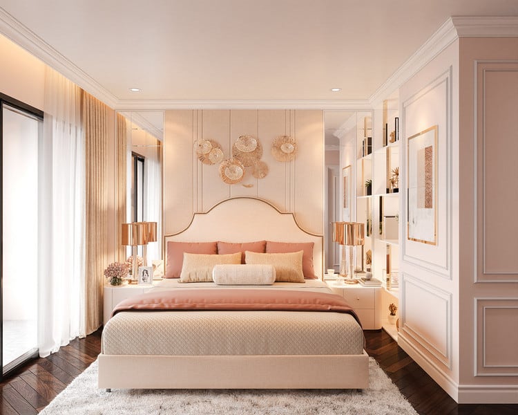 Gợi ý thiết kế Căn hộ 3 phòng ngủ chung cư Haven Park - Phong cách nội thất tân cổ điển