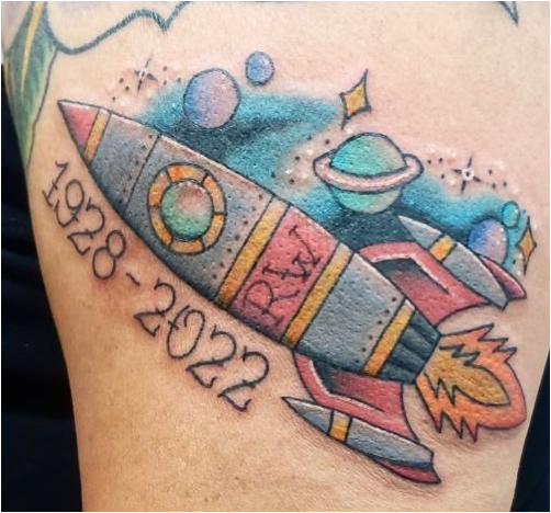 Memorial Rocket Tattoo