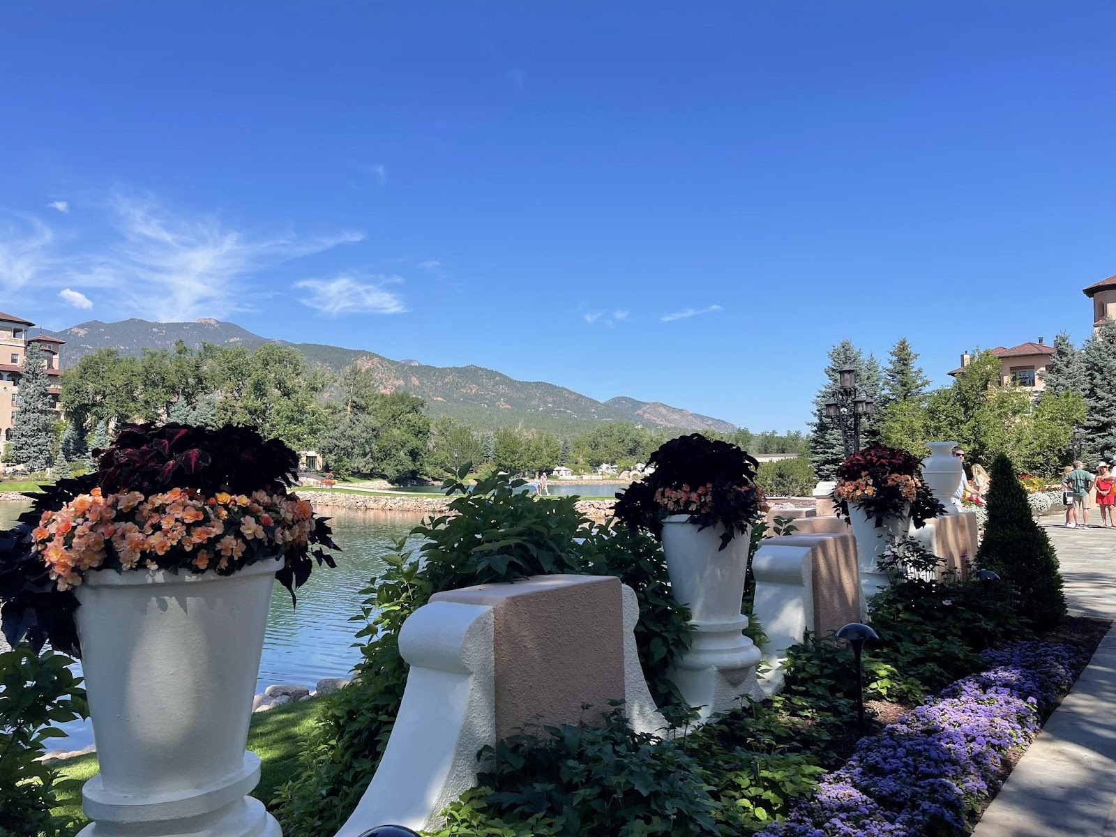 outside the Broadmoor Hotel is a fun thing to do in Colorado Springs for adults