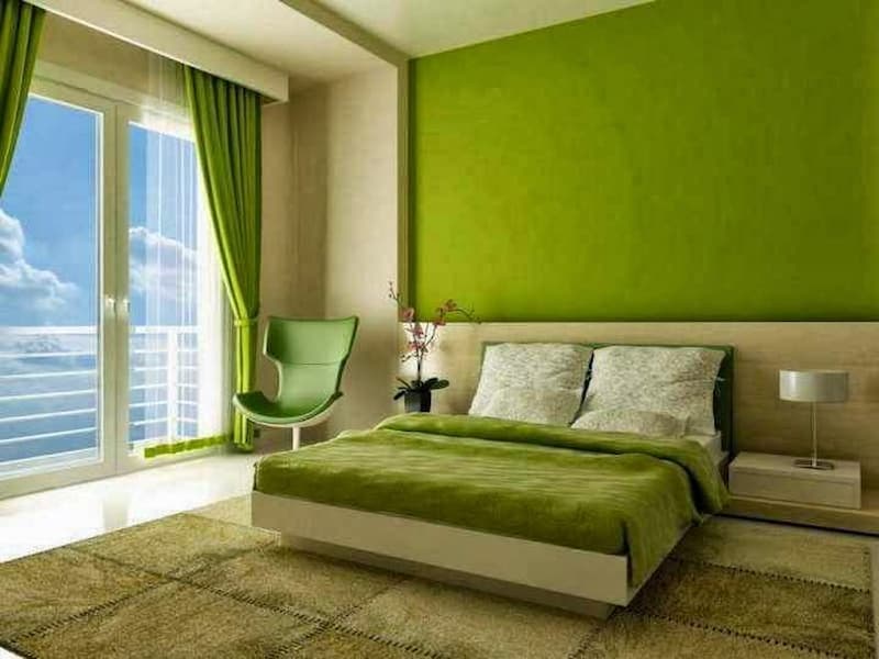 15 Desain Ruangan Kombinasi Warna Hijau Fresh Dan Aesthetic