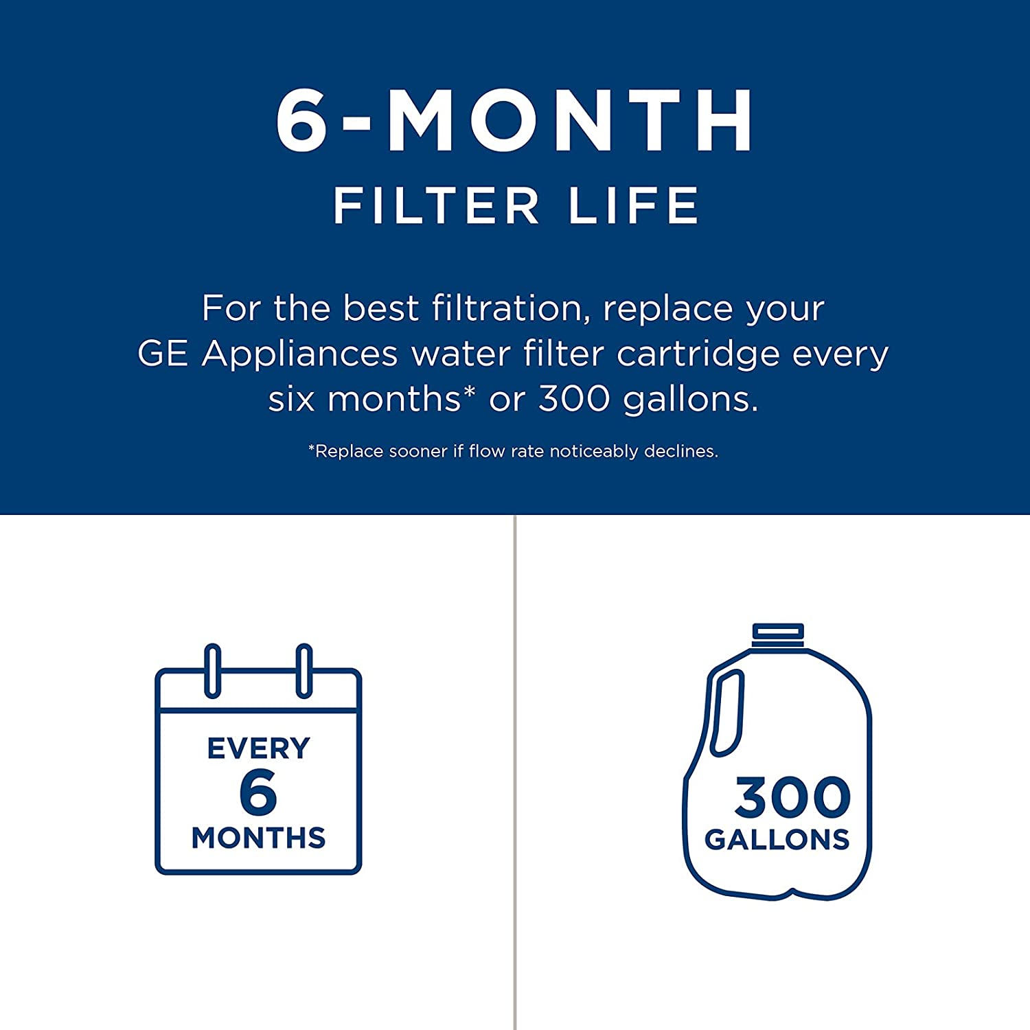 Replace Filters Every Six Months Or 300 Gallons