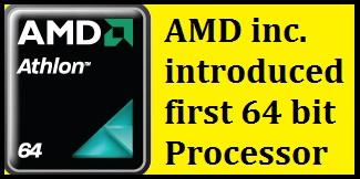 AMD Athlon 64 bit processor