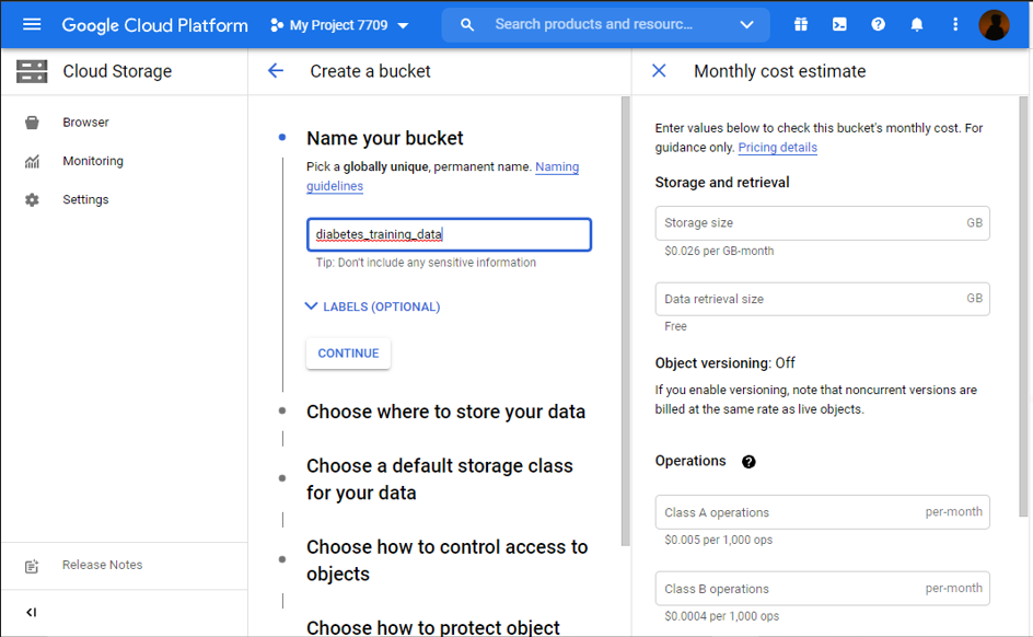 ML pipeline in Google Cloud Platform