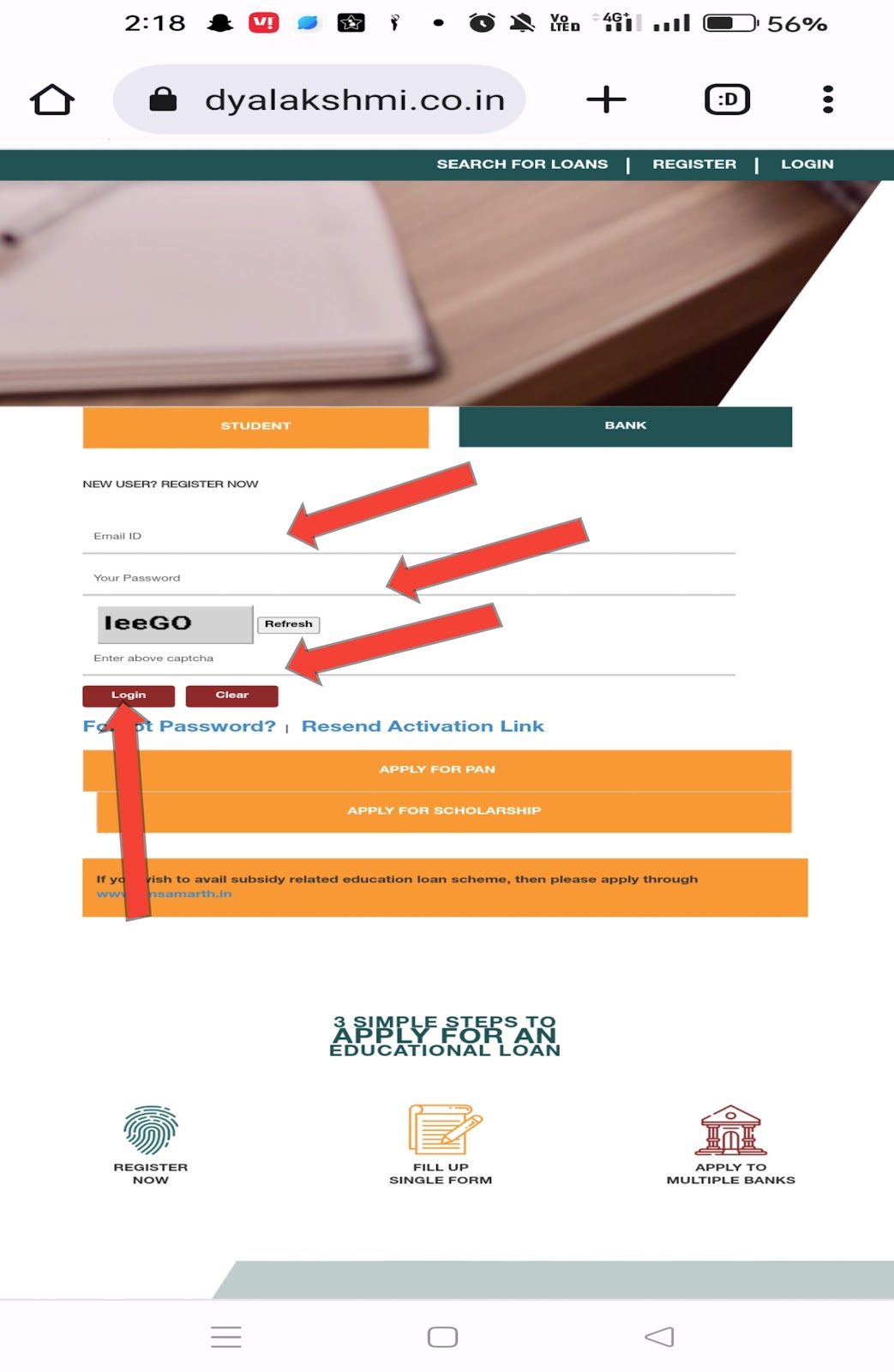PM Vidya Lakshmi Education Loan