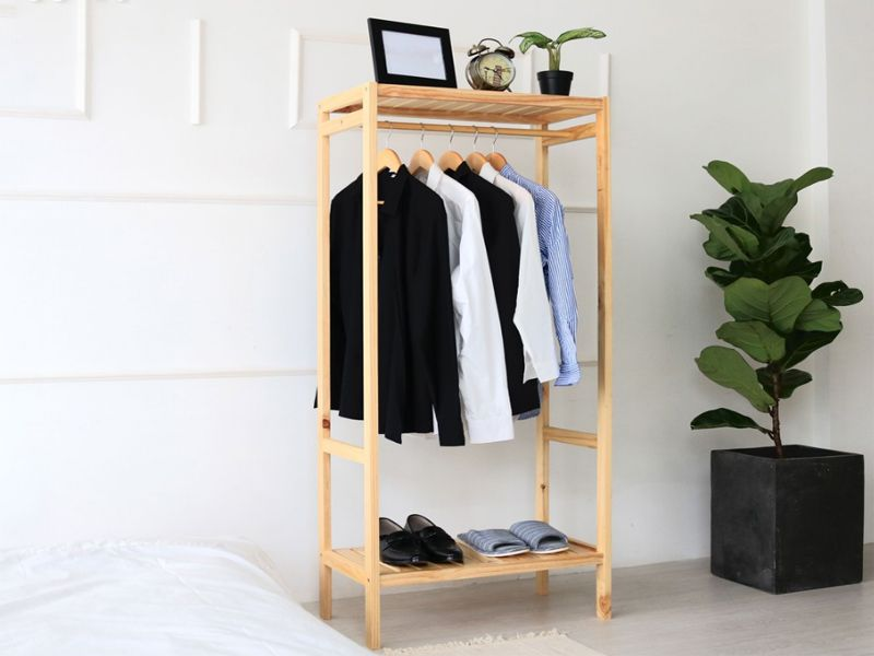 Treo vest thẳng trên móc