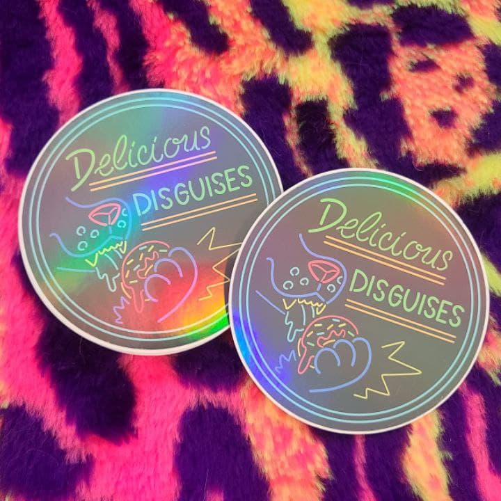 Rainbow Holographic Logo Sticker - $2.50

3" diameter, holo rainbow finish, durable vinyl

Enter Quantity Desired: