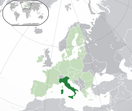 Italia - Localizzazione