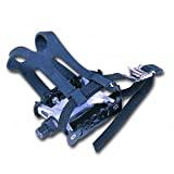 ( Pair ) - Left+Right - PEDALS W/ Toe Clip for 9/16" OEM Spinner Bikes/Bycycles | Various Commercial FINTESS BIKES (1)