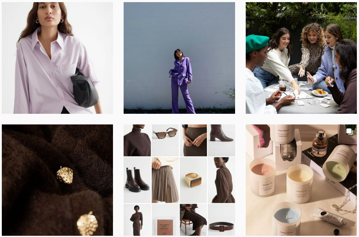 Fashion Brand (& Other Stories) Instagram Example