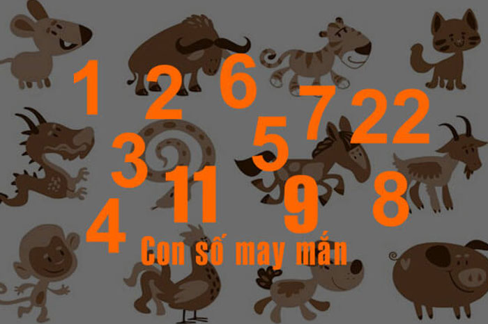 12 con giáp có con số may mắn như thế nào?