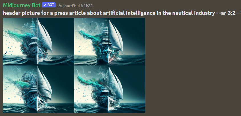 Intelligence artificielle dans l'industrie nautique