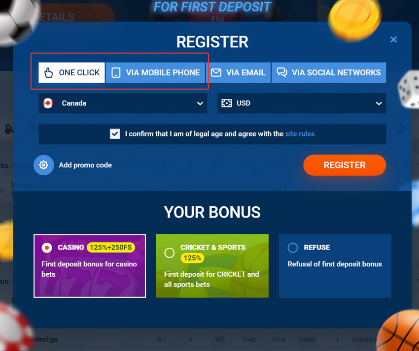 mostbet registration with phone bookmaker's office EN
