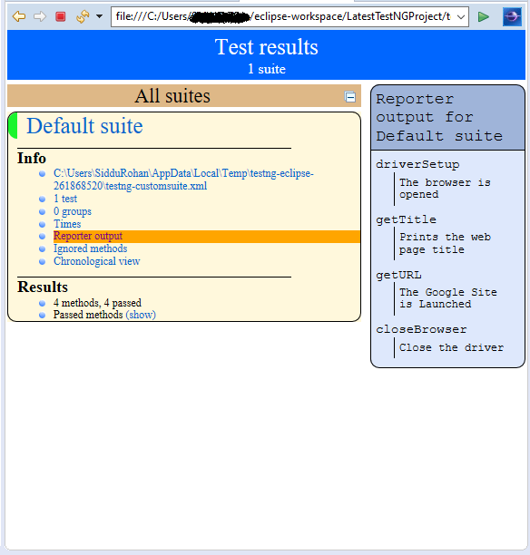 TestNG Report Generation in Selenium WebDriver | H2kinfosys Blog
