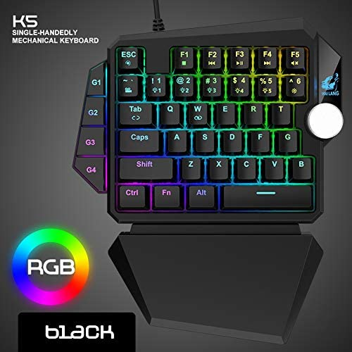 A keypad with a wrist rest is much more comfortable for using during long gaming sessions.