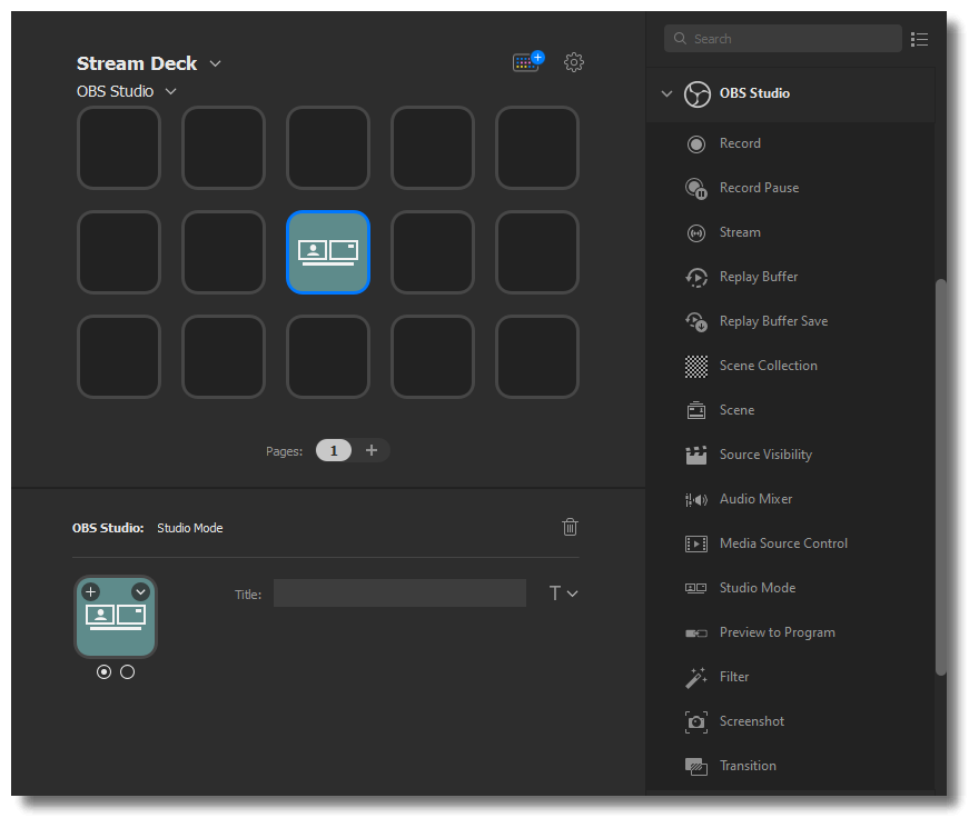 Elgato Stream Deck — OBS Studio Integration – Elgato