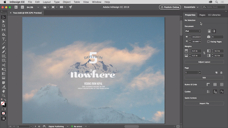 Adobe Indesign - Graphic Design Program