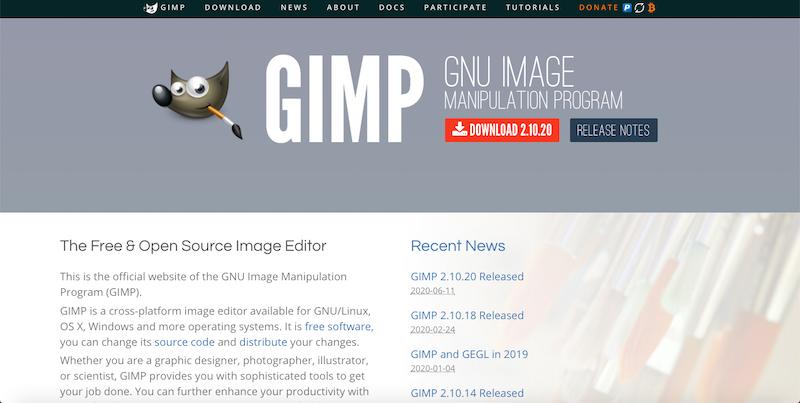 GIMP (programme de manipulation d'images GNU)