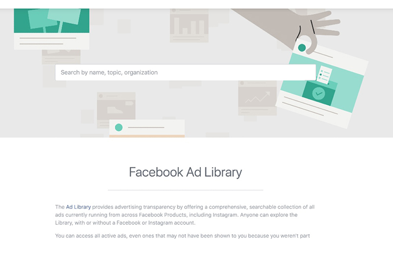 Facebook Ads Library - kho quảng cáo khổng lồ