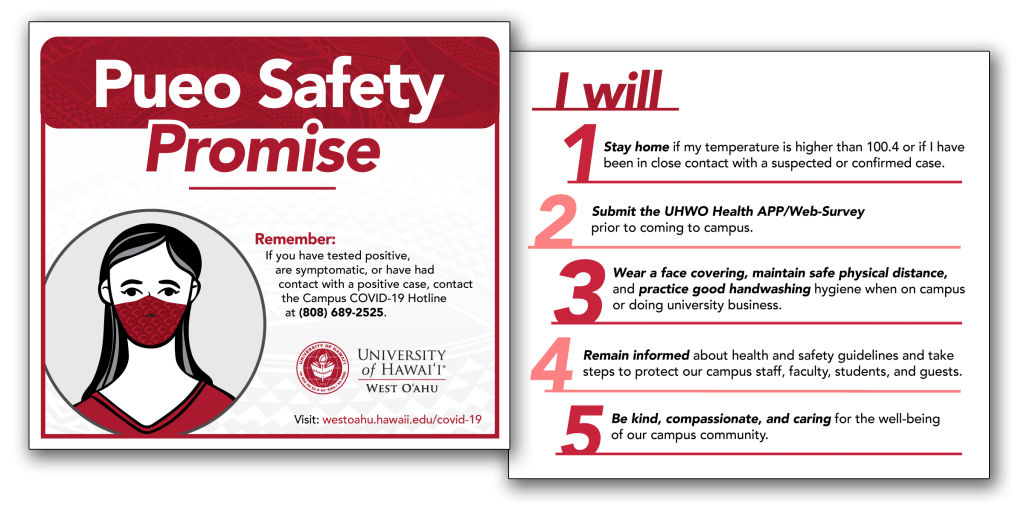 Pueo Promise card graphic