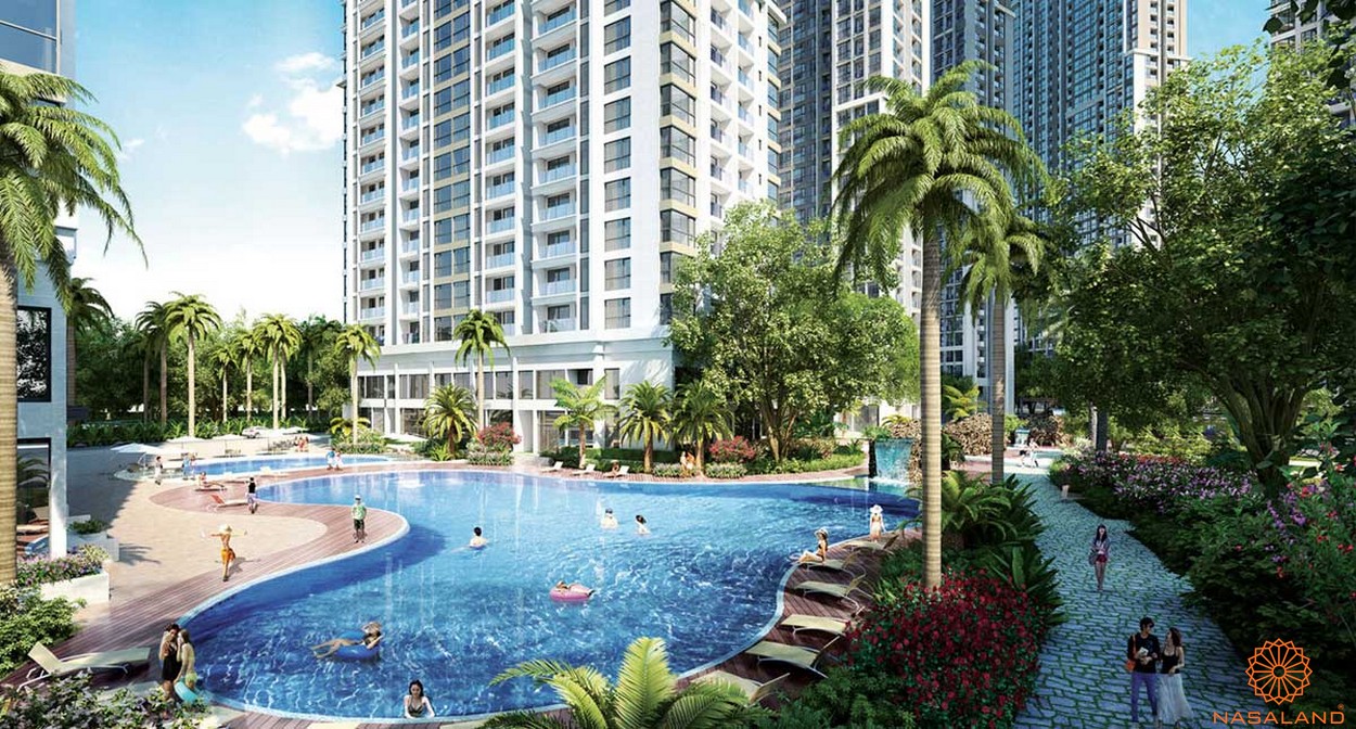 Tiện ích dự án căn hộ Grand Marina Saigon quận 1 - hồ bơi