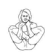 garbhasana- गर्भासन
