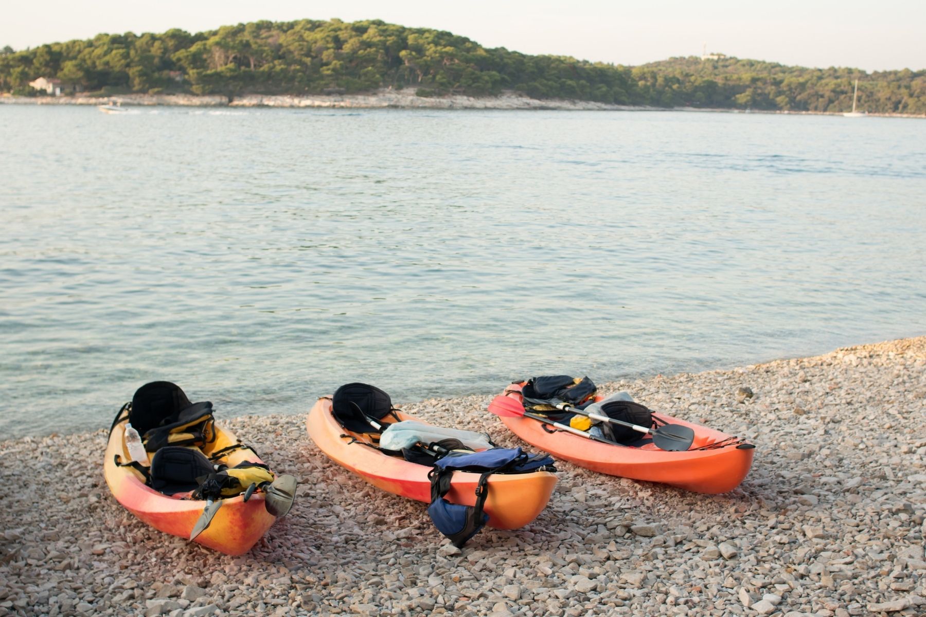 sit on top fishing kayaks as option for kayak camping